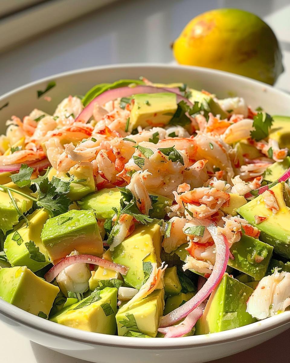 Avocado and Crab Salad - detail 3