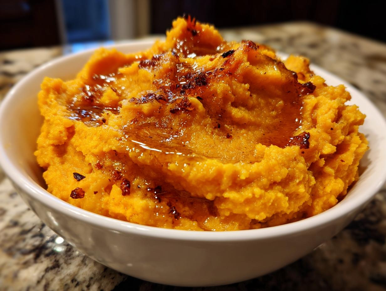 Brown Butter Mashed Sweet Potatoes
