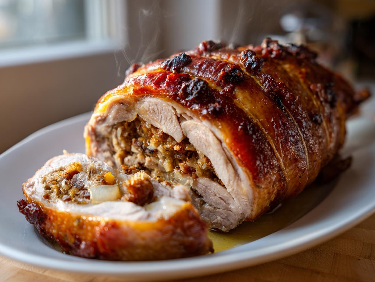 Chestnut Stuffed Goose