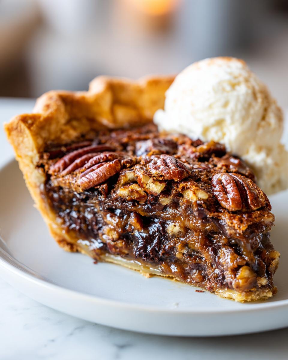 Chocolate Pecan Pie - detail 3