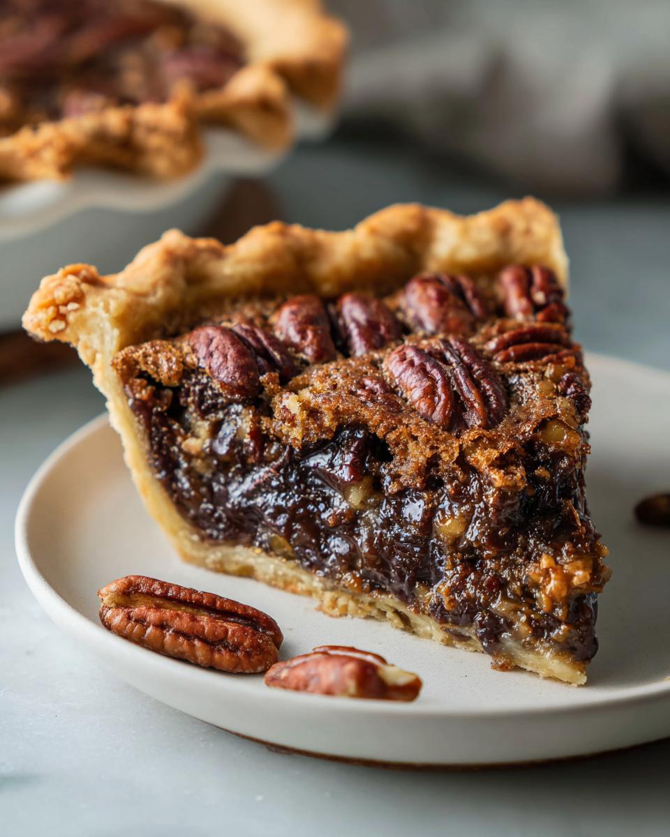 Chocolate Pecan Pie - detail 4