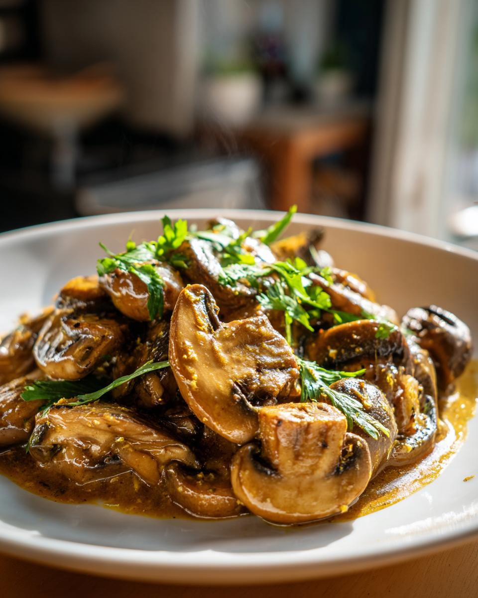 Creamy Coconut-Braised Mushrooms Recipe Ready in 35 Minutes 8 Coconut-Braised Mushrooms - detail 3