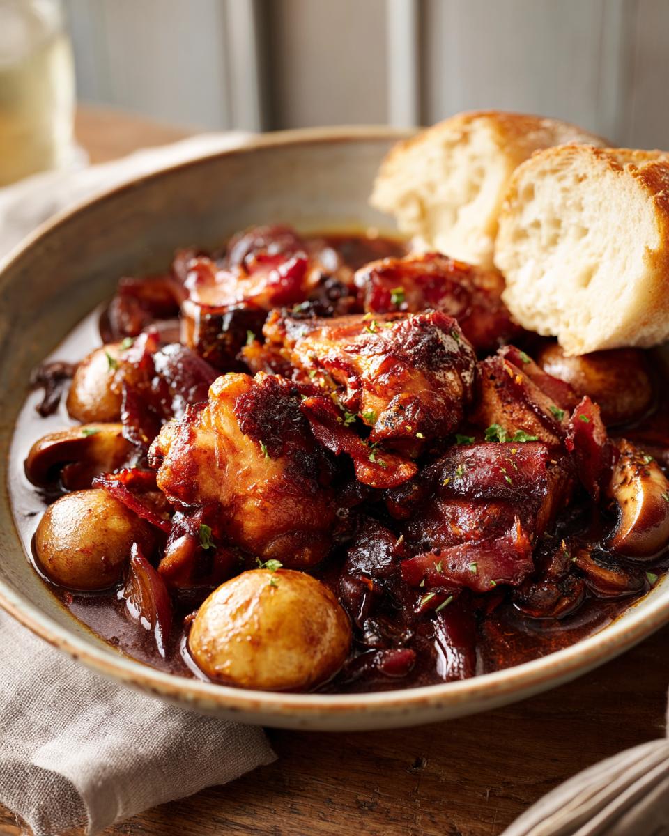 Coq au Vin - detail 1