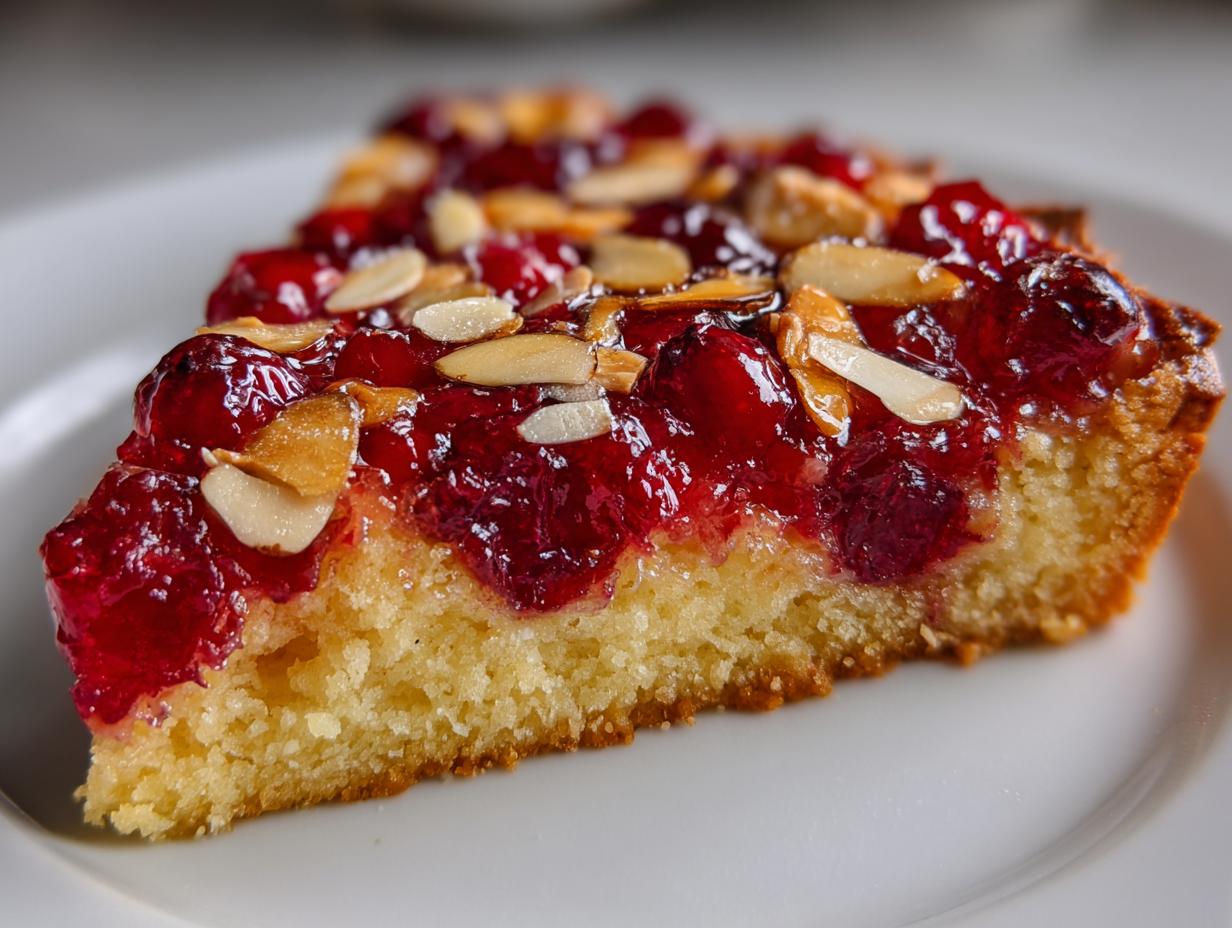Cranberry Almond Tart