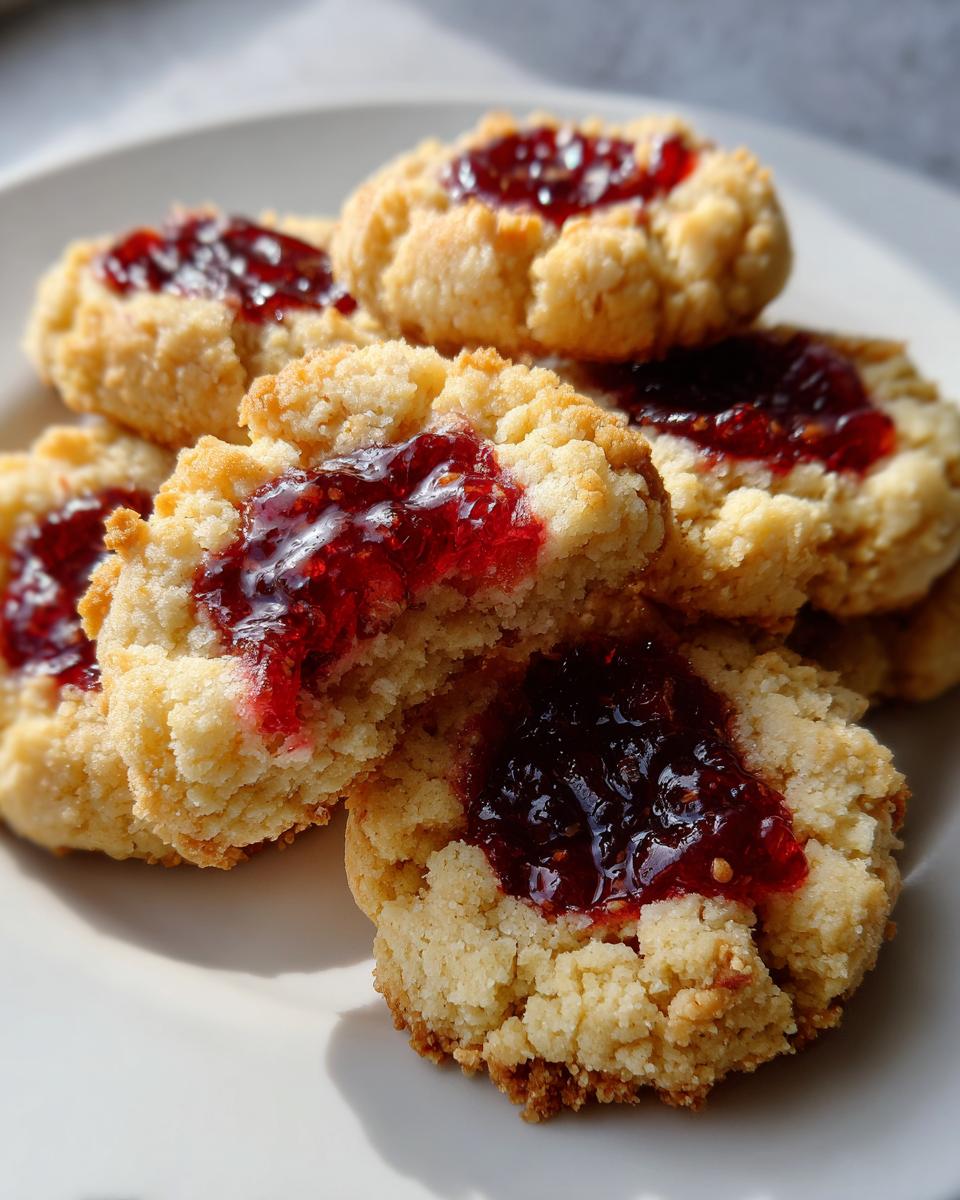 Cranberry Almond Thumbprint Cookies - detail 1