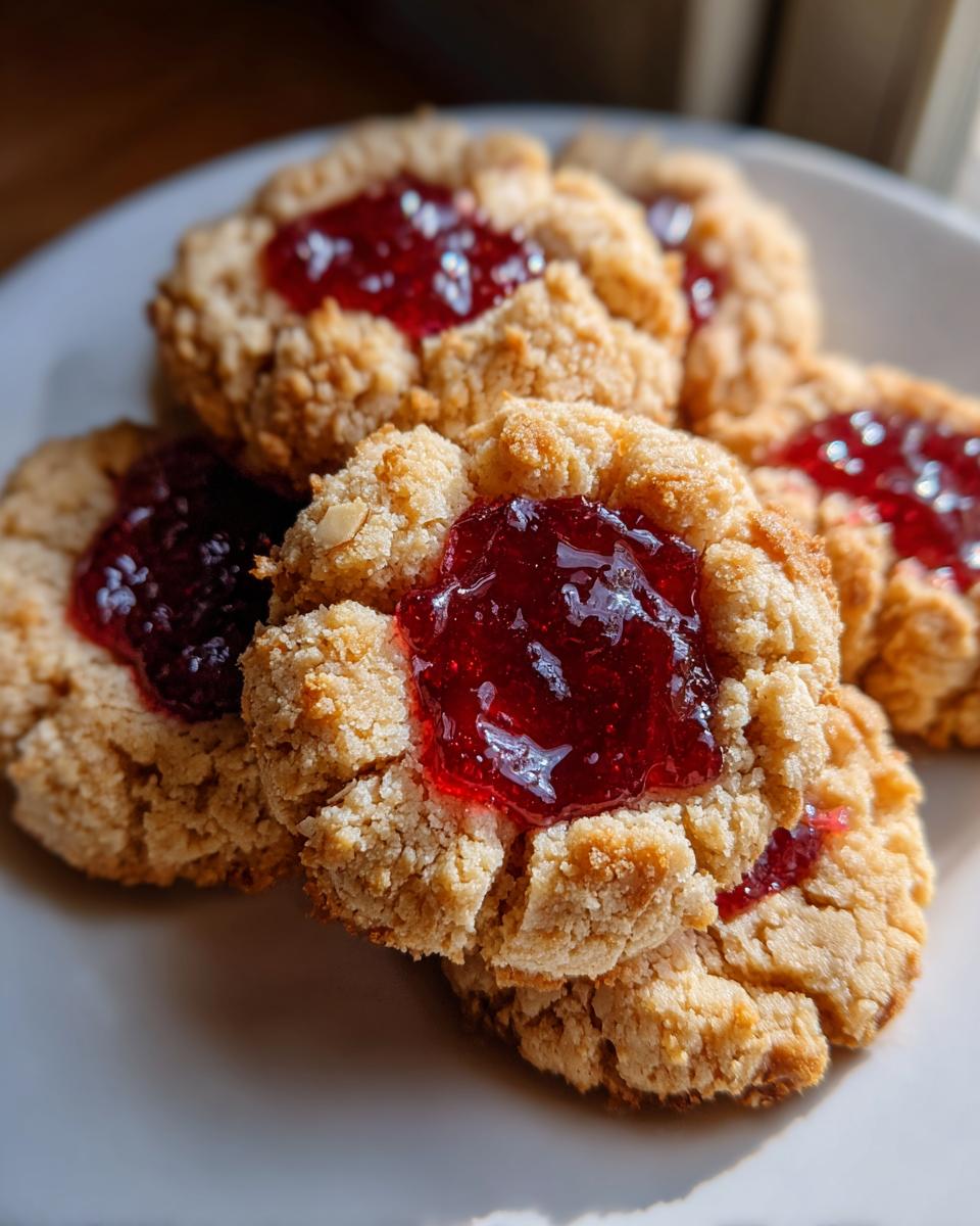 Cranberry Almond Thumbprint Cookies - detail 3