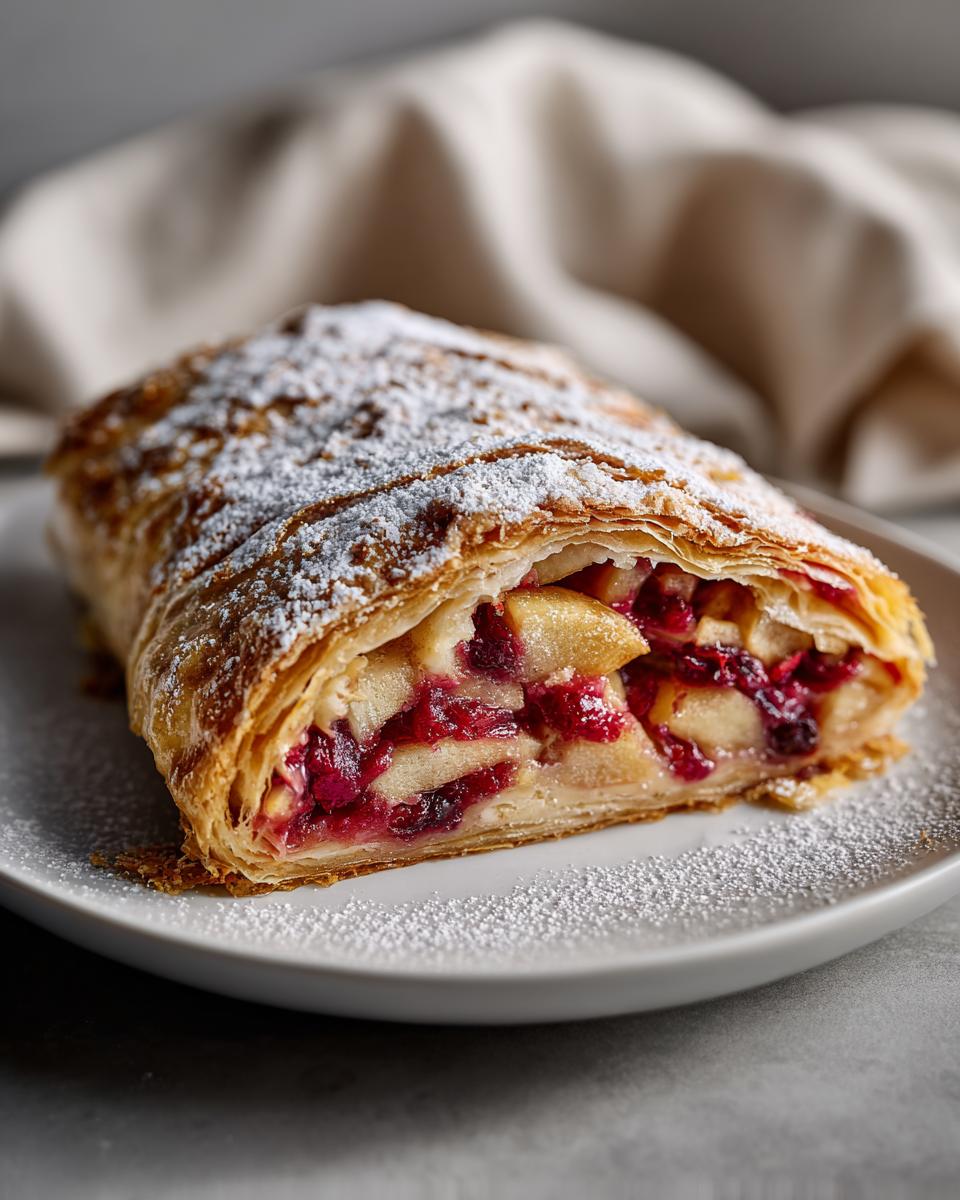 Irresistible 30-Minute Cranberry Apple Strudel Magic 9 Cranberry Apple Strudel - detail 4
