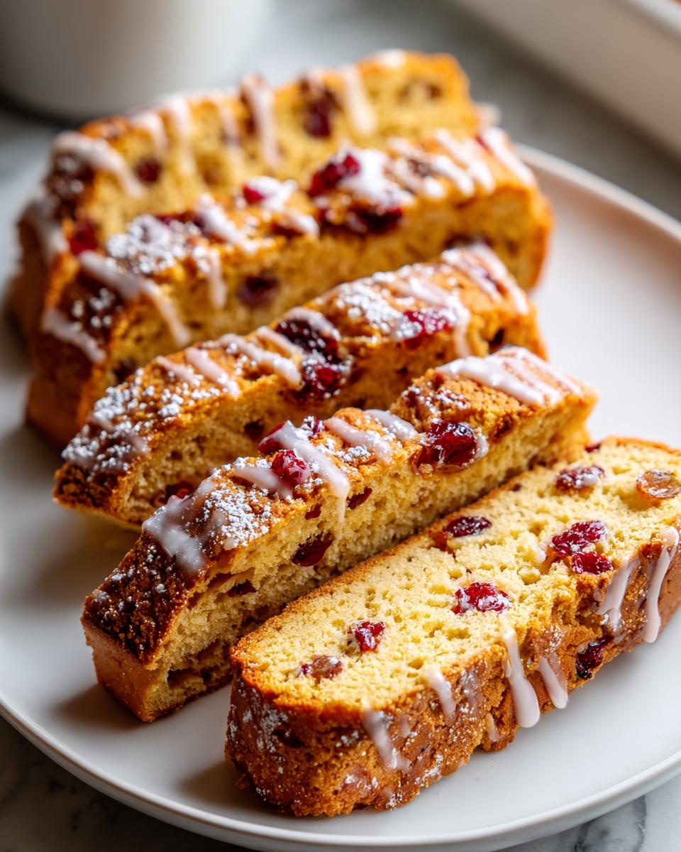 15-Minute Cranberry Biscotti with Orange Glaze You'll Adore 9 Cranberry Biscotti with Orange Glaze - detail 4