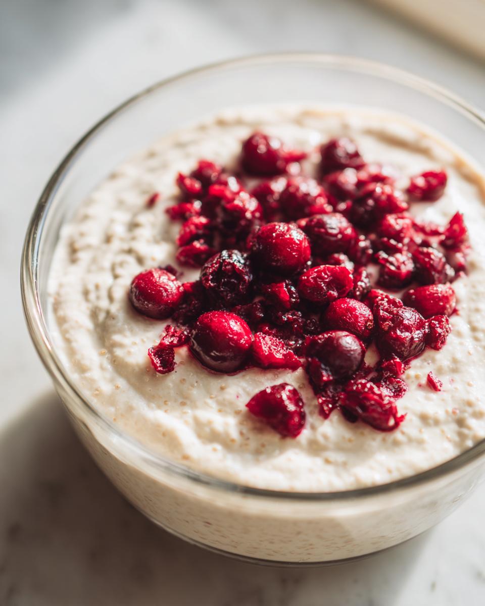 3-Ingredient Cranberry Chia Pudding for Blissful Mornings 9 Cranberry Chia Pudding - detail 4