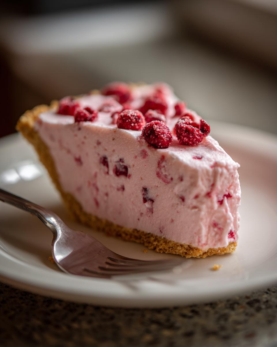 Cranberry Chiffon Pie - detail 3
