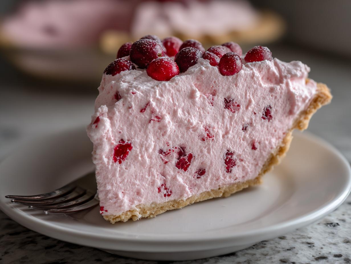 Cranberry Chiffon Pie