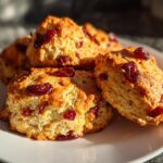 Cranberry Cornmeal Scones