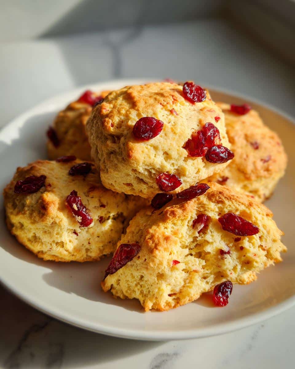 Cranberry Cornmeal Scones - detail 3