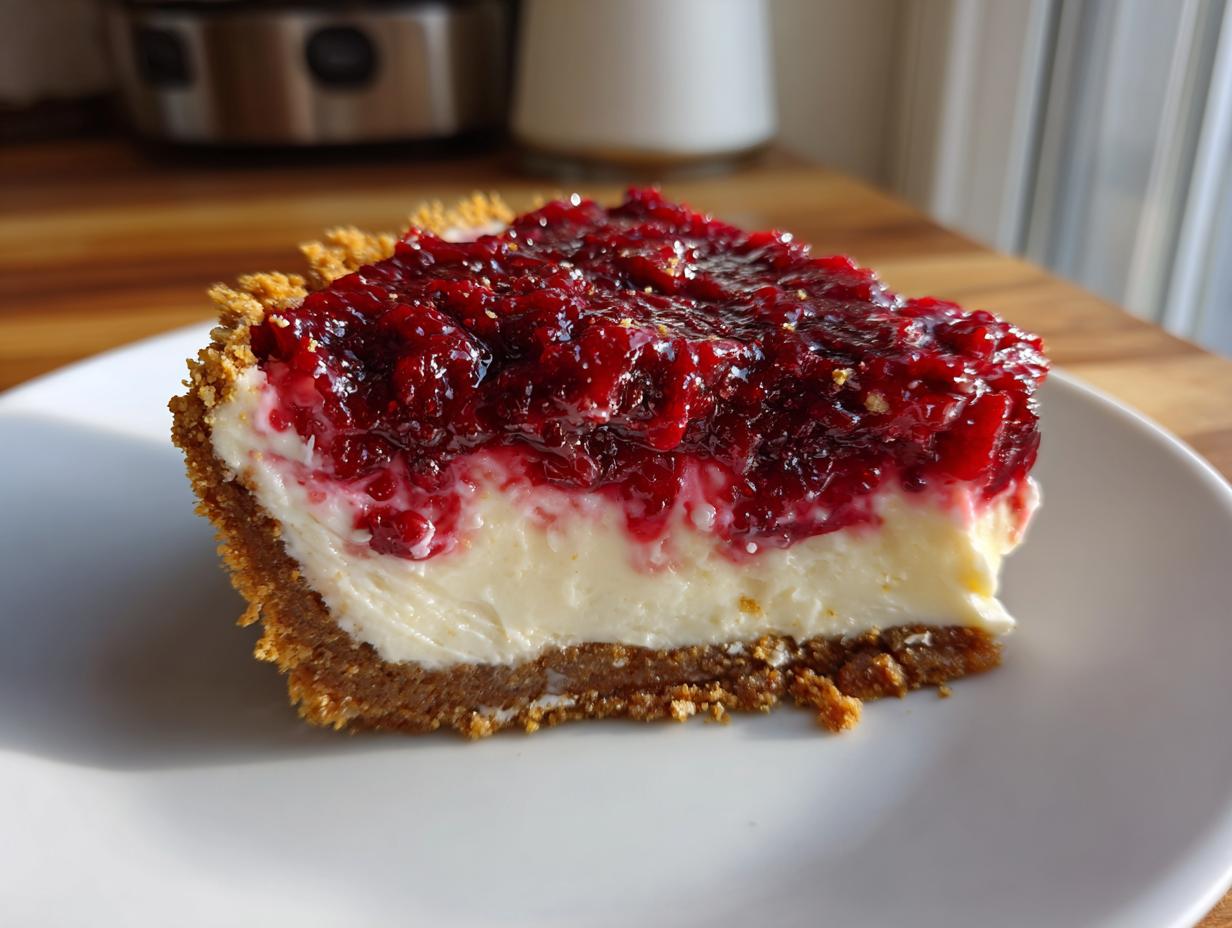 Cranberry Cream Pie