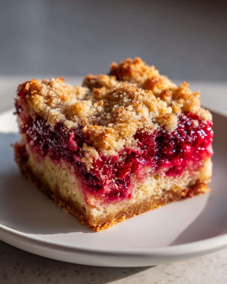 Cranberry Crumb Bars - detail 2