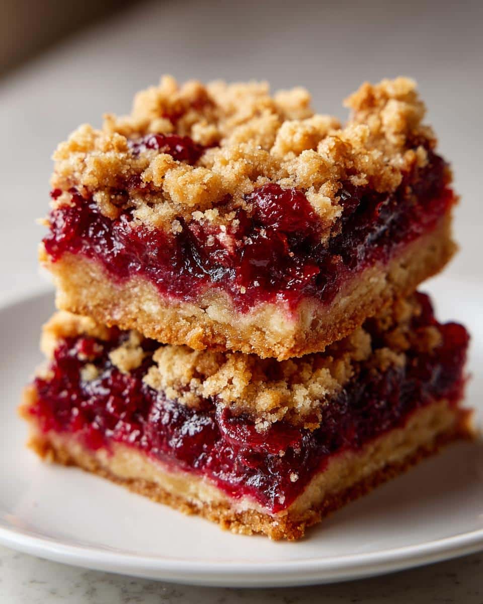 Cranberry Crumb Bars - detail 3