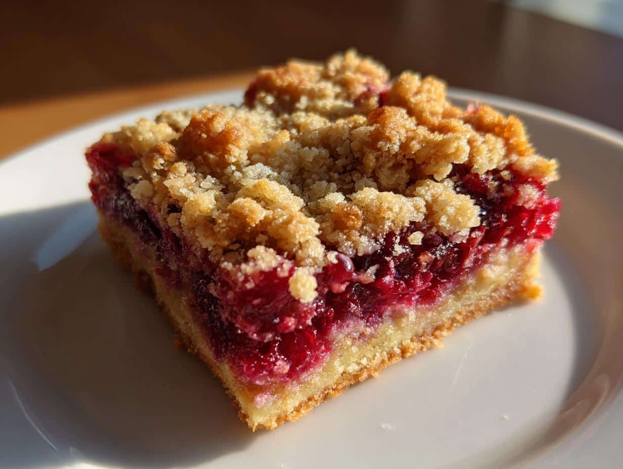 Cranberry Crumb Bars