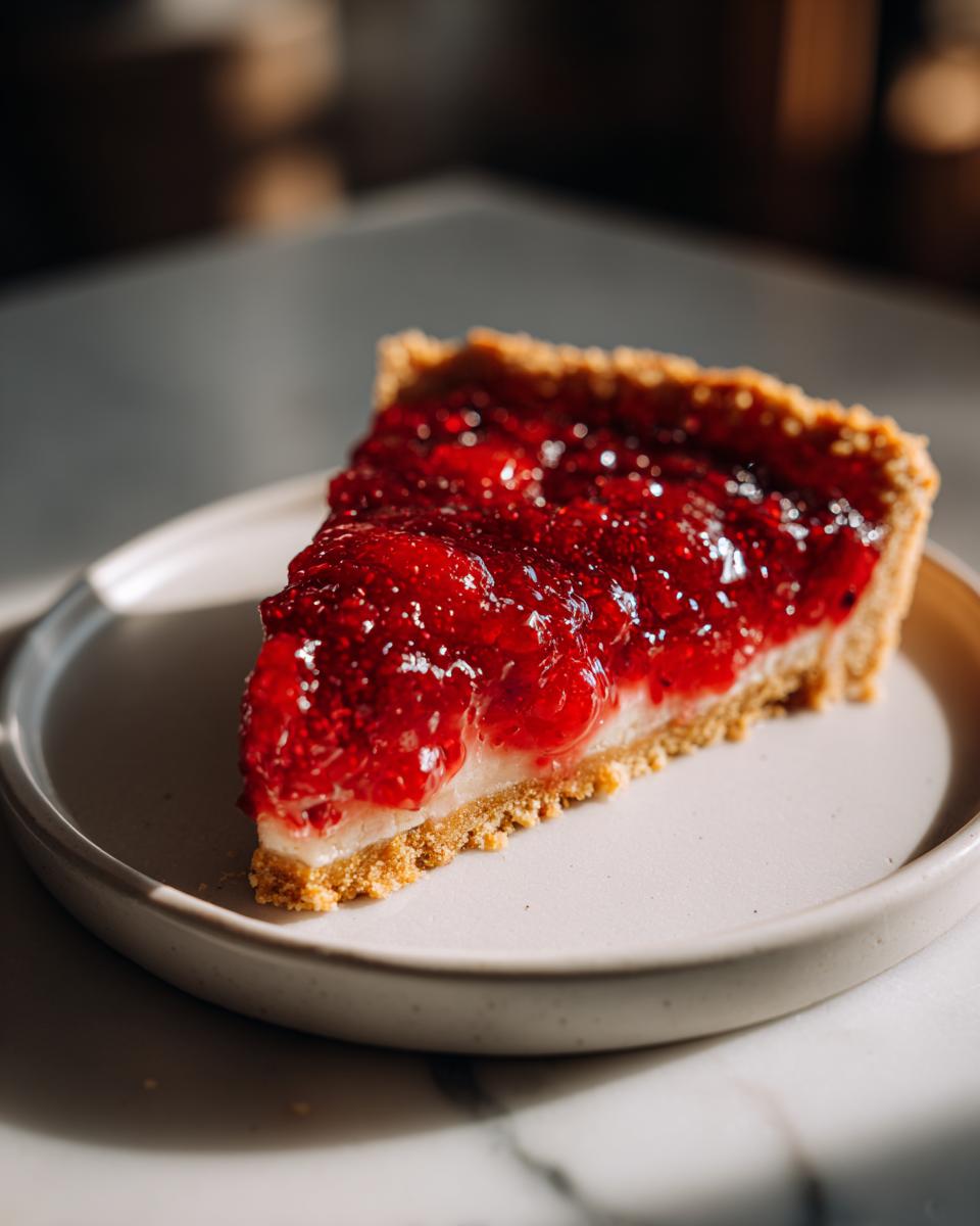 Cranberry Curd Tart - detail 2