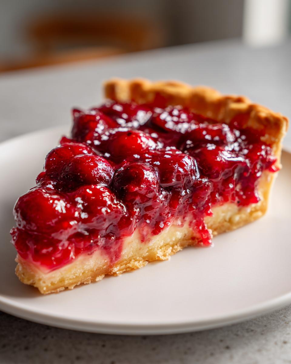 Cranberry Curd Tart - detail 3