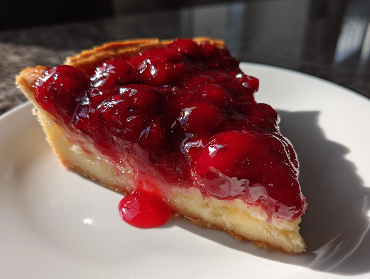 Cranberry Curd Tart
