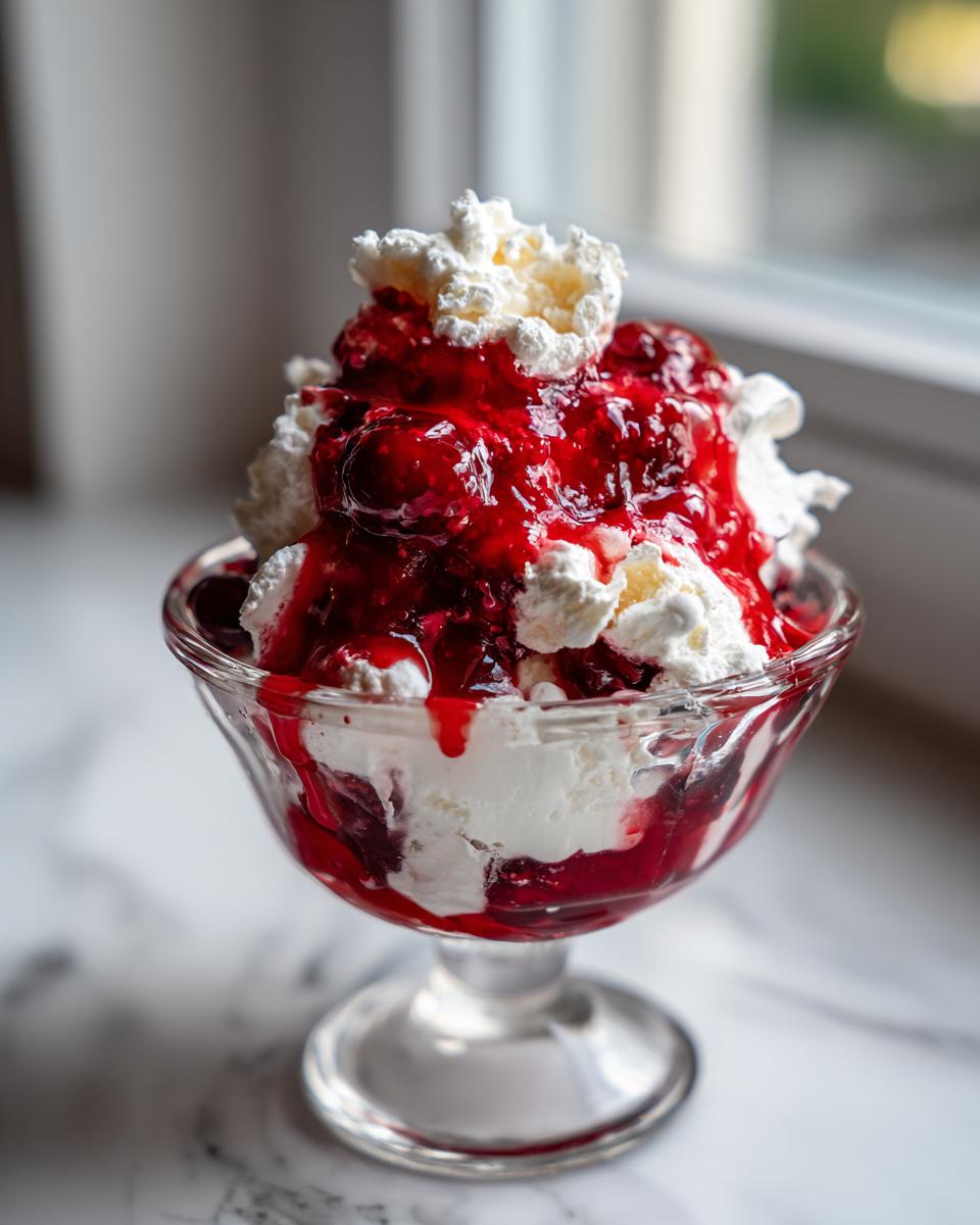 Cranberry Eton Mess - detail 3