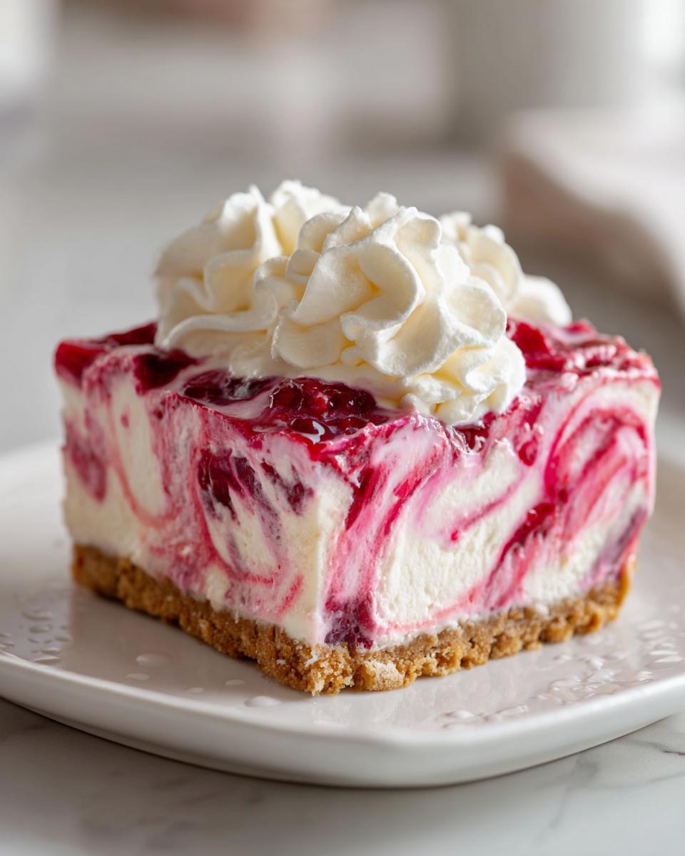 Cranberry Icebox Pie - detail 2
