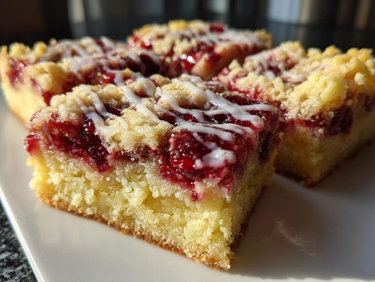 Cranberry Lemon Squares