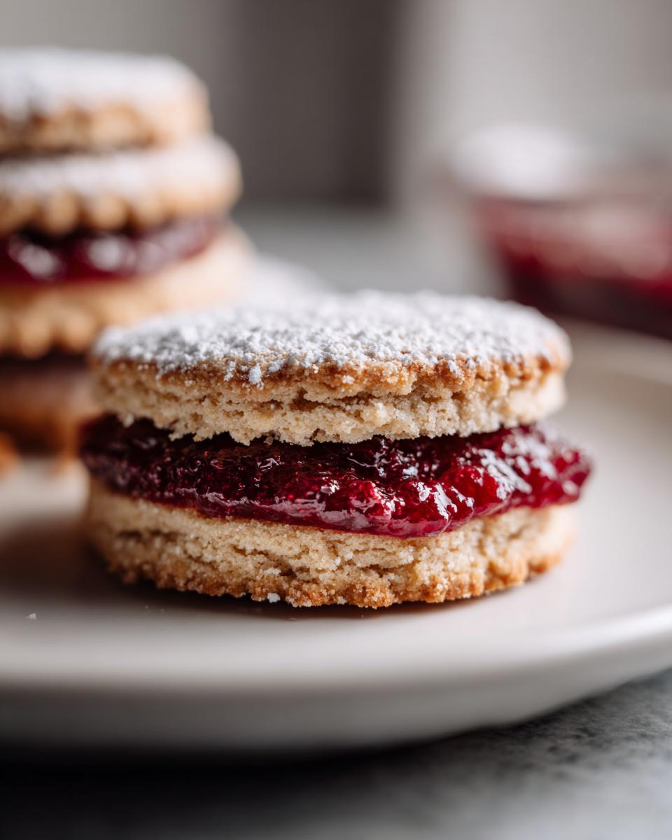 15 Irresistible Cranberry Linzer Cookies You'll Crave 6 Cranberry Linzer Cookies - detail 1