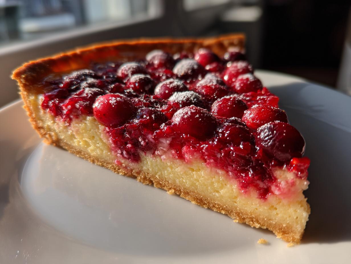 Cranberry Orange Tart