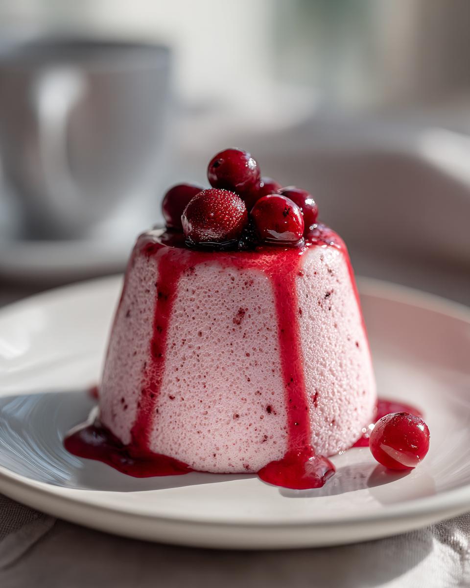 Silky Cranberry Panna Cotta: A 5-Step Dessert Masterpiece 7 Cranberry Panna Cotta - detail 3