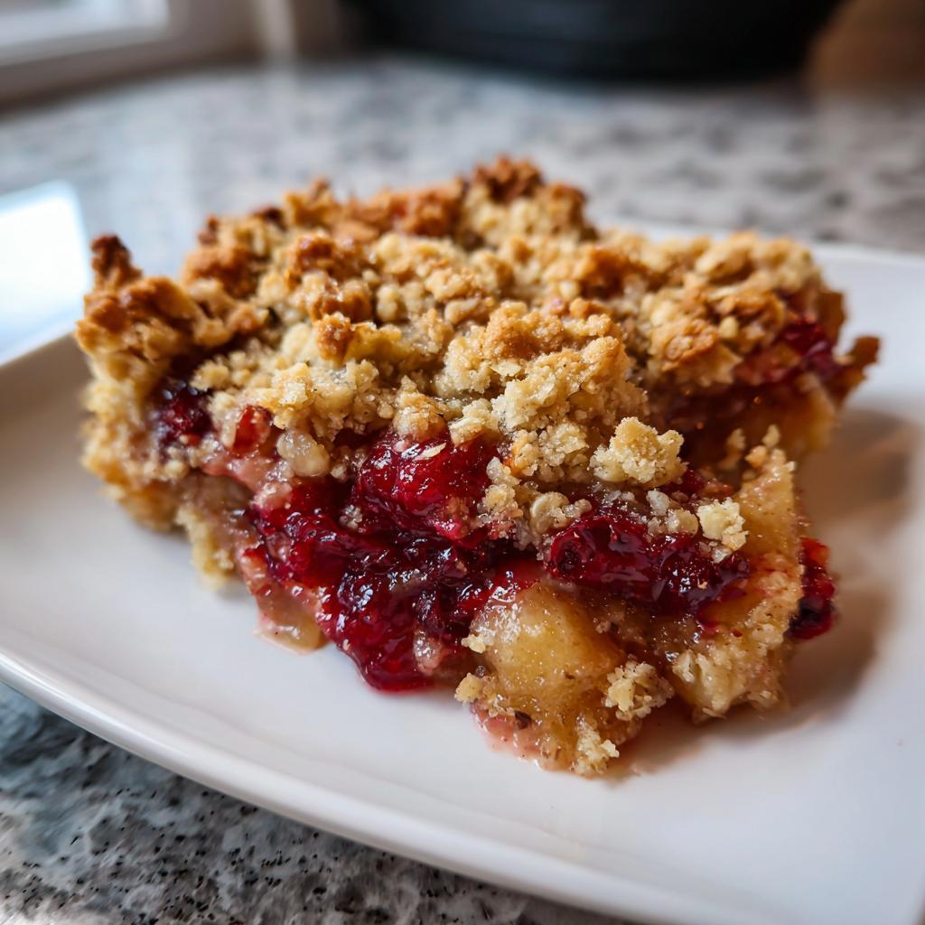 Irresistible Cranberry Pear Crisp Recipe: 40-Minute Dessert Magic 6 Cranberry Pear Crisp - detail 2