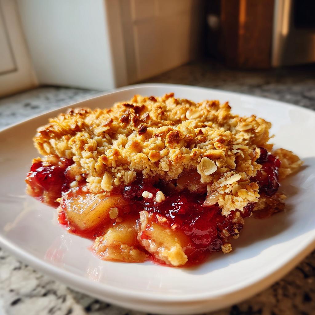 Irresistible Cranberry Pear Crisp Recipe: 40-Minute Dessert Magic 7 Cranberry Pear Crisp - detail 3