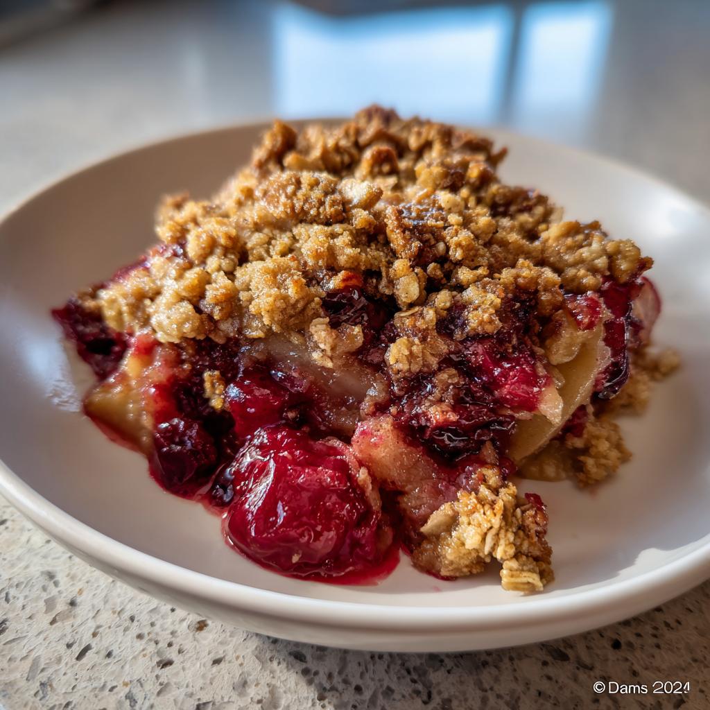 Cranberry Pear Crisp