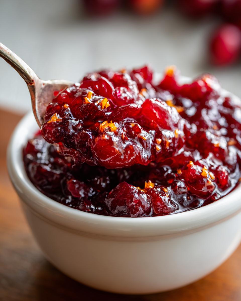Irresistible 4-Ingredient Cranberry Relish That Steals the Show 7 Cranberry Relish - detail 2