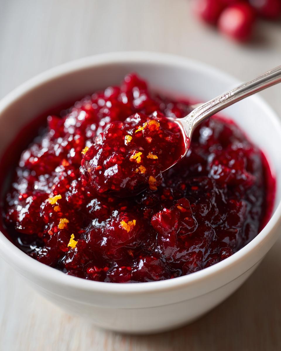 Irresistible 4-Ingredient Cranberry Relish That Steals the Show 9 Cranberry Relish - detail 4