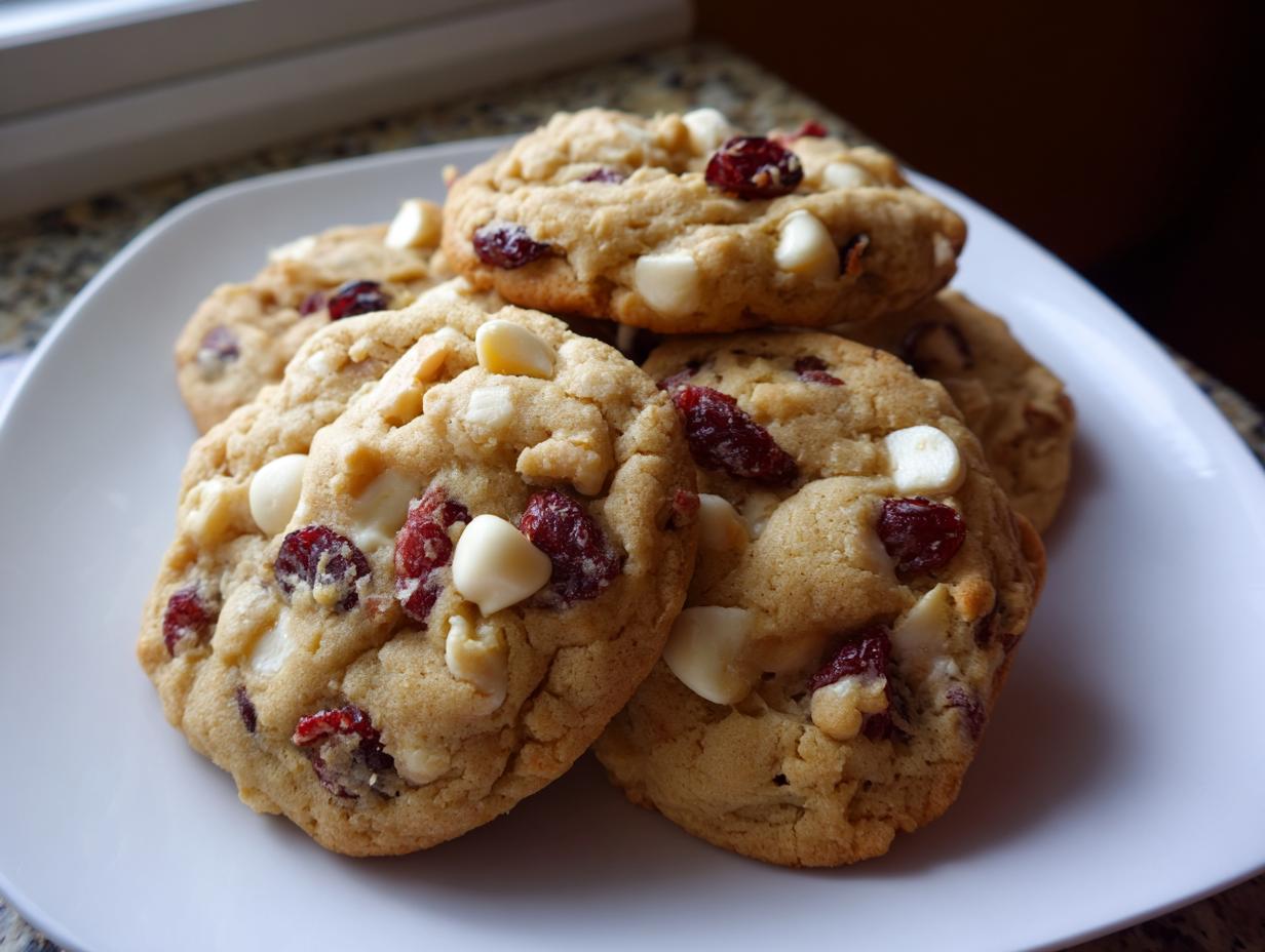 Cranberry White Chocolate Chip Cookies