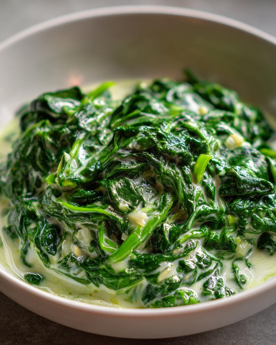 Creamed Spinach - detail 1