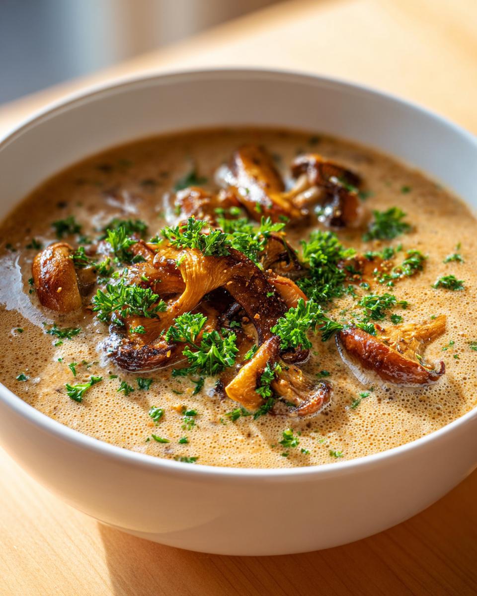 Creamy Hungarian Mushroom Soup: 35-Minute Bliss in a Bowl 7 Creamy Hungarian Mushroom Soup - detail 2