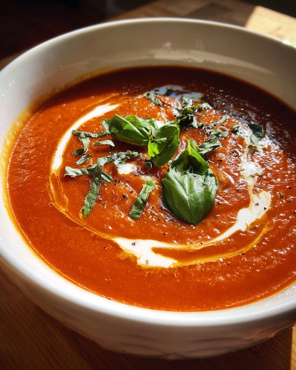 30-Minute Creamy Tomato Soup Recipe That Comforts 8 Creamy Tomato Soup - detail 3