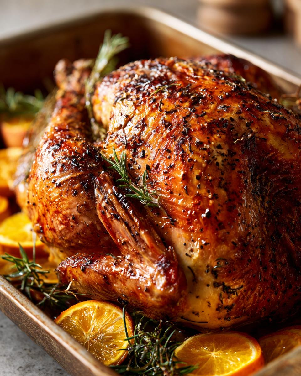 Juicy Dry Brined Turkey with Citrus and Herbs in 4 Easy Steps 7 Dry Brined Turkey with Citrus and Herbs - detail 2