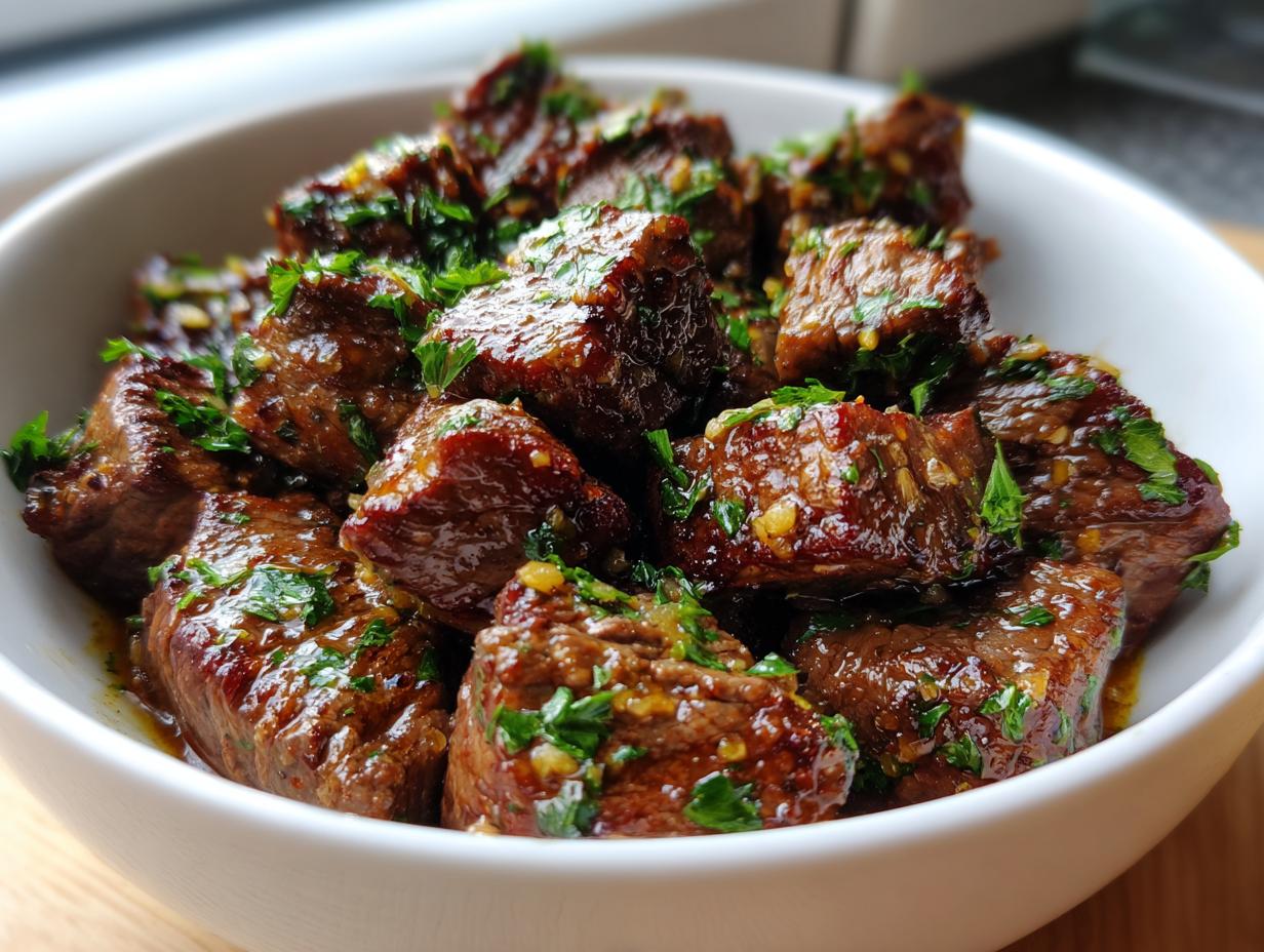 Garlic Butter Steak Bites