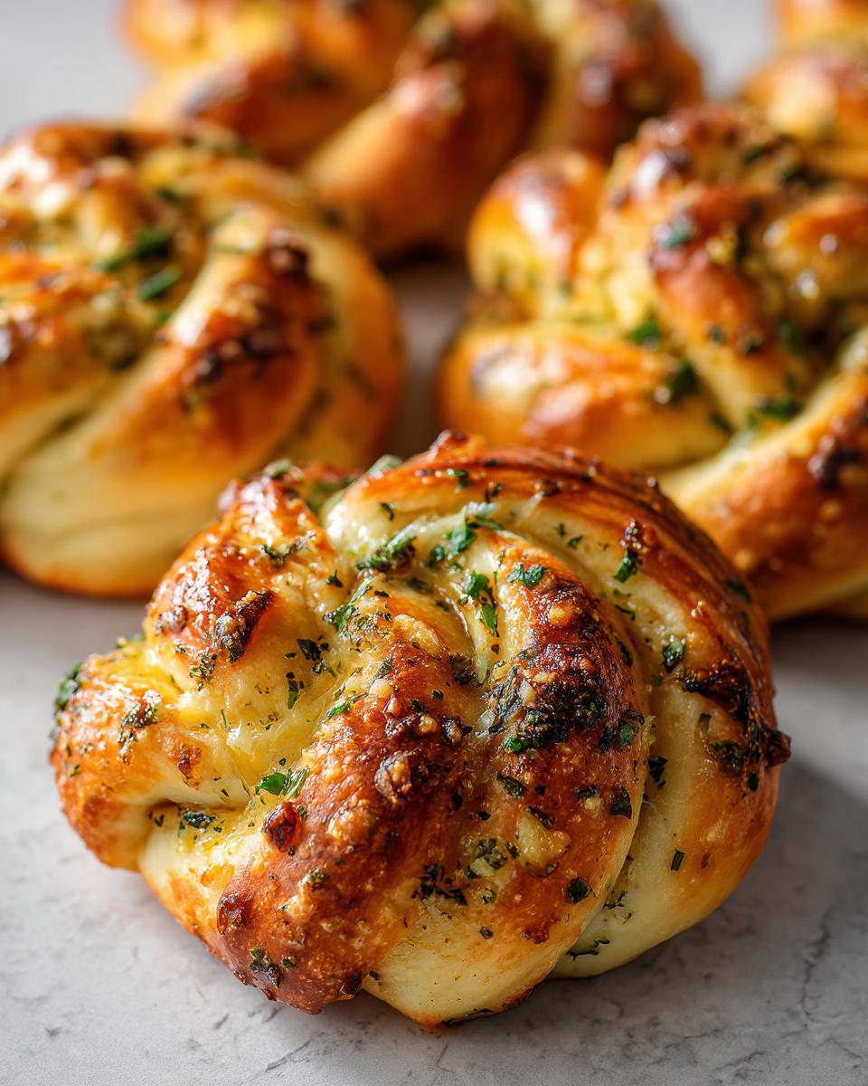 Garlic Knot Rolls - detail 3