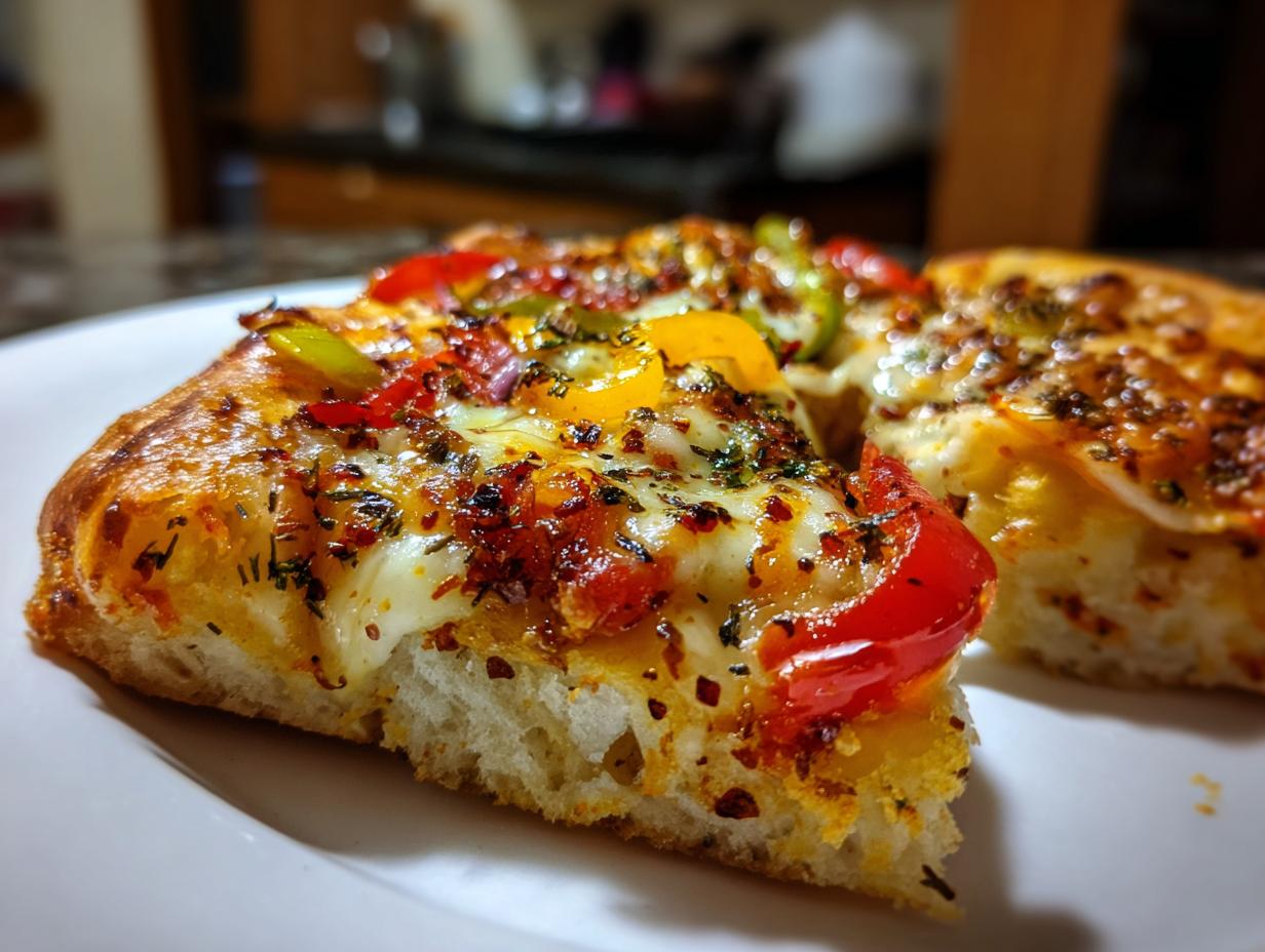 Garlic Naan Pizza