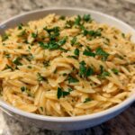 Creamy Garlic Parmesan Orzo Recipe Ready in 20 Minutes 10 Garlic Parmesan Orzo