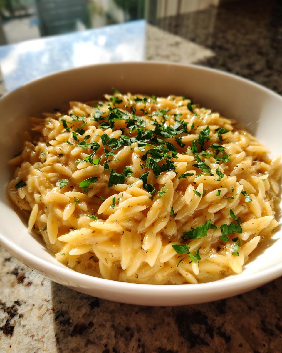 Garlic Parmesan Orzo - detail 2