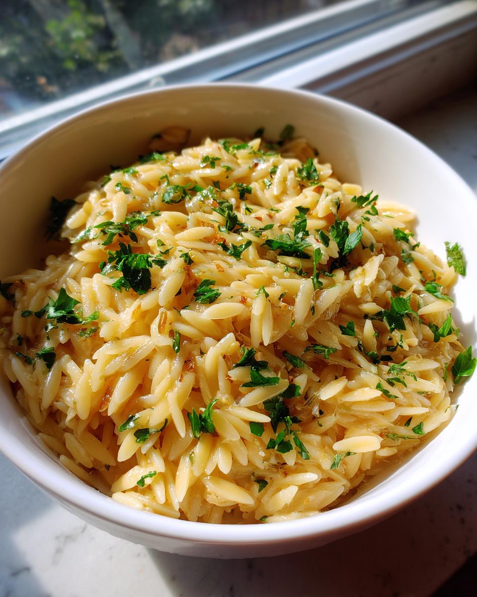 Garlic Parmesan Orzo - detail 3