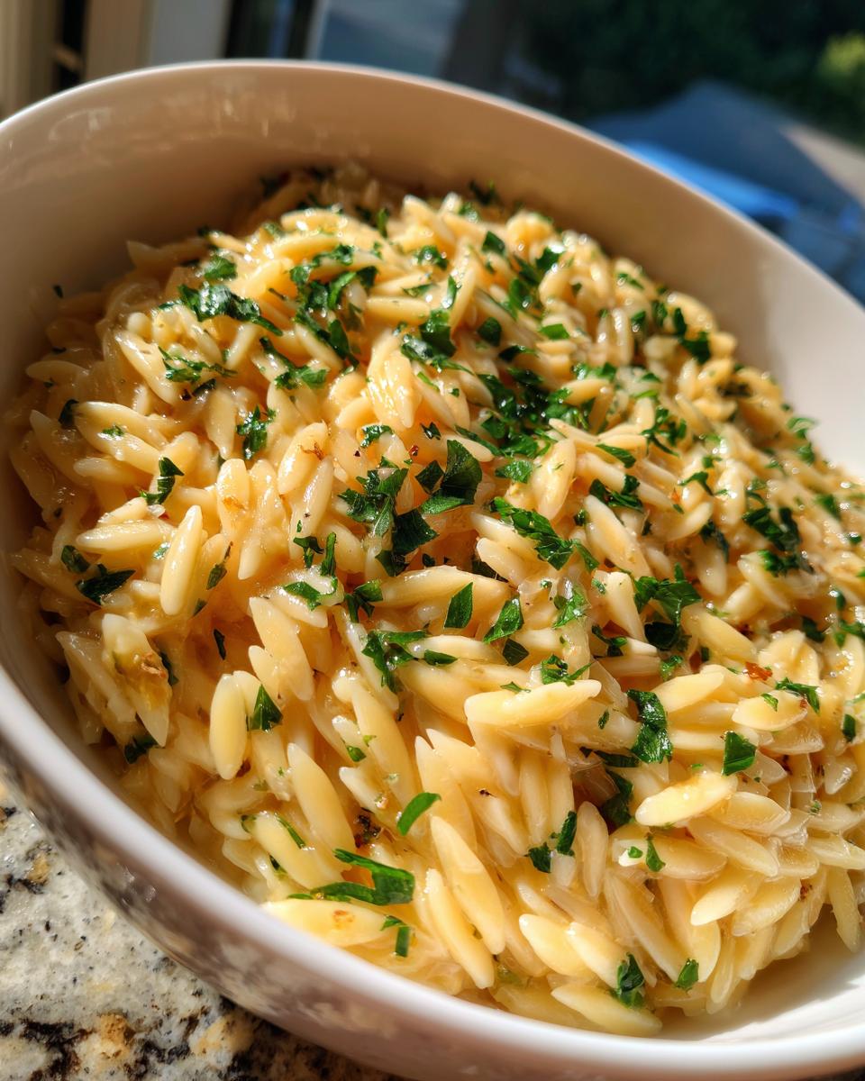 Garlic Parmesan Orzo - detail 4
