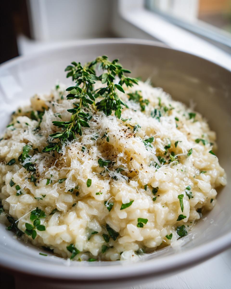 Creamy Garlic and Herb Risotto Recipe in 30 Minutes Flat 8 Garlic and Herb Risotto - detail 3