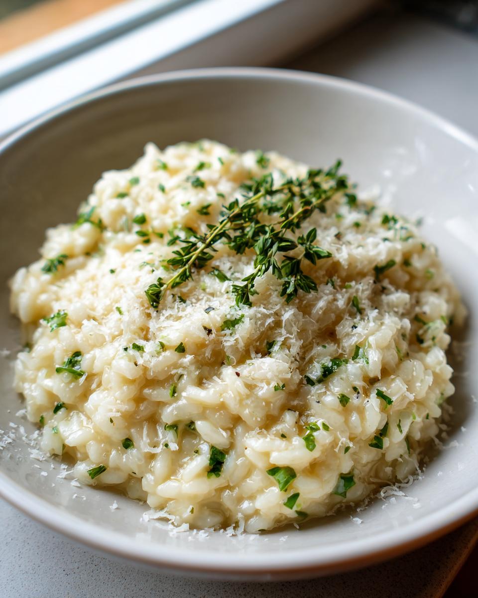 Creamy Garlic and Herb Risotto Recipe in 30 Minutes Flat 9 Garlic and Herb Risotto - detail 4