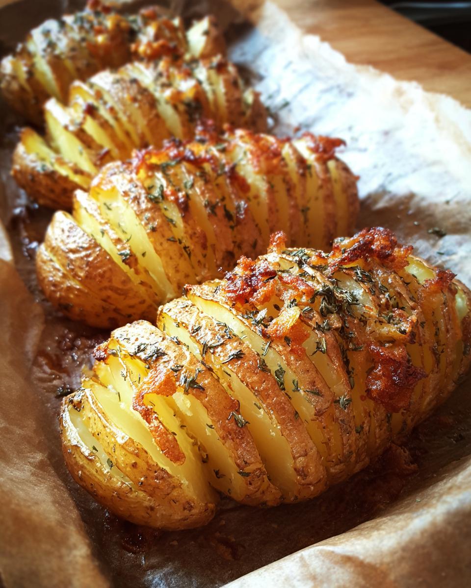 Crispy Hasselback Potatoes: 4 Simple Steps to Potato Perfection 9 Hasselback Potatoes - detail 4